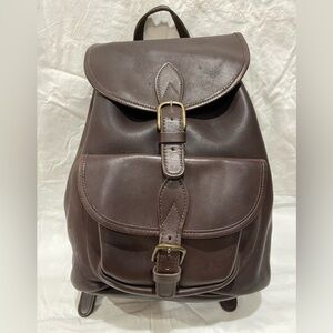 Brown Leather Backpack